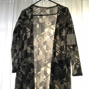 BNWT LuLaRoe Gray Black and White Small Sarah